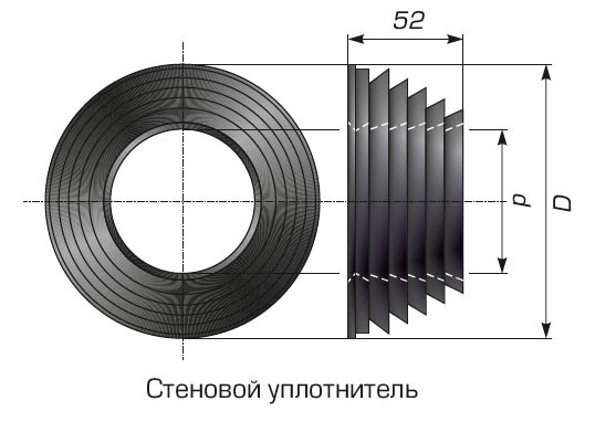 Стеновой уплотнитель 160 Касафлекс