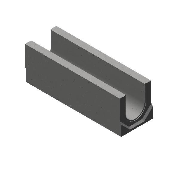 Лоток водоотводный бетонный DN200 H340 кл. Е600