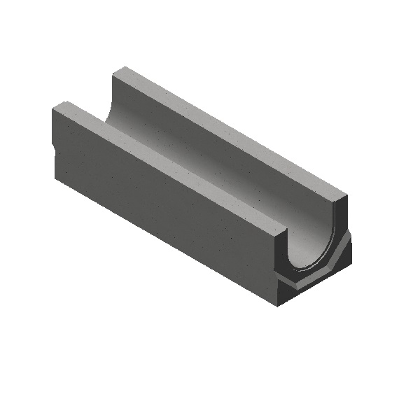 Лоток водоотводный бетонный DN200 H265 кл. Е600